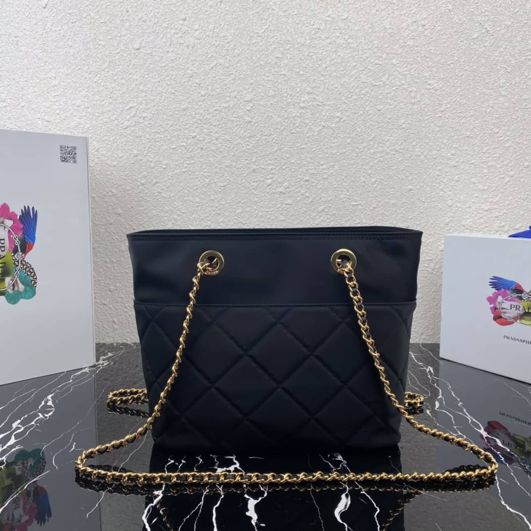 Best Replica Prada Leather Chain Replica Shoulder Bag - Colareps