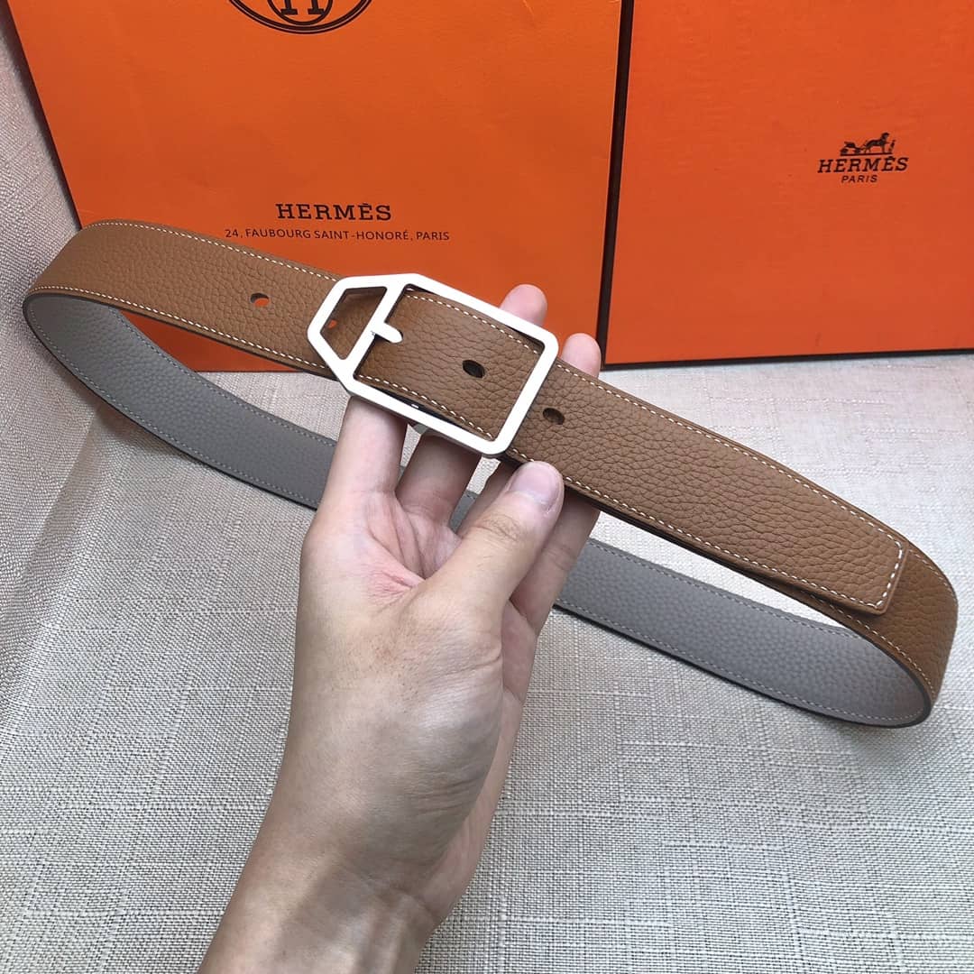 Best Replica Wholesale Hermes Logo Belt 32mm - Colareps