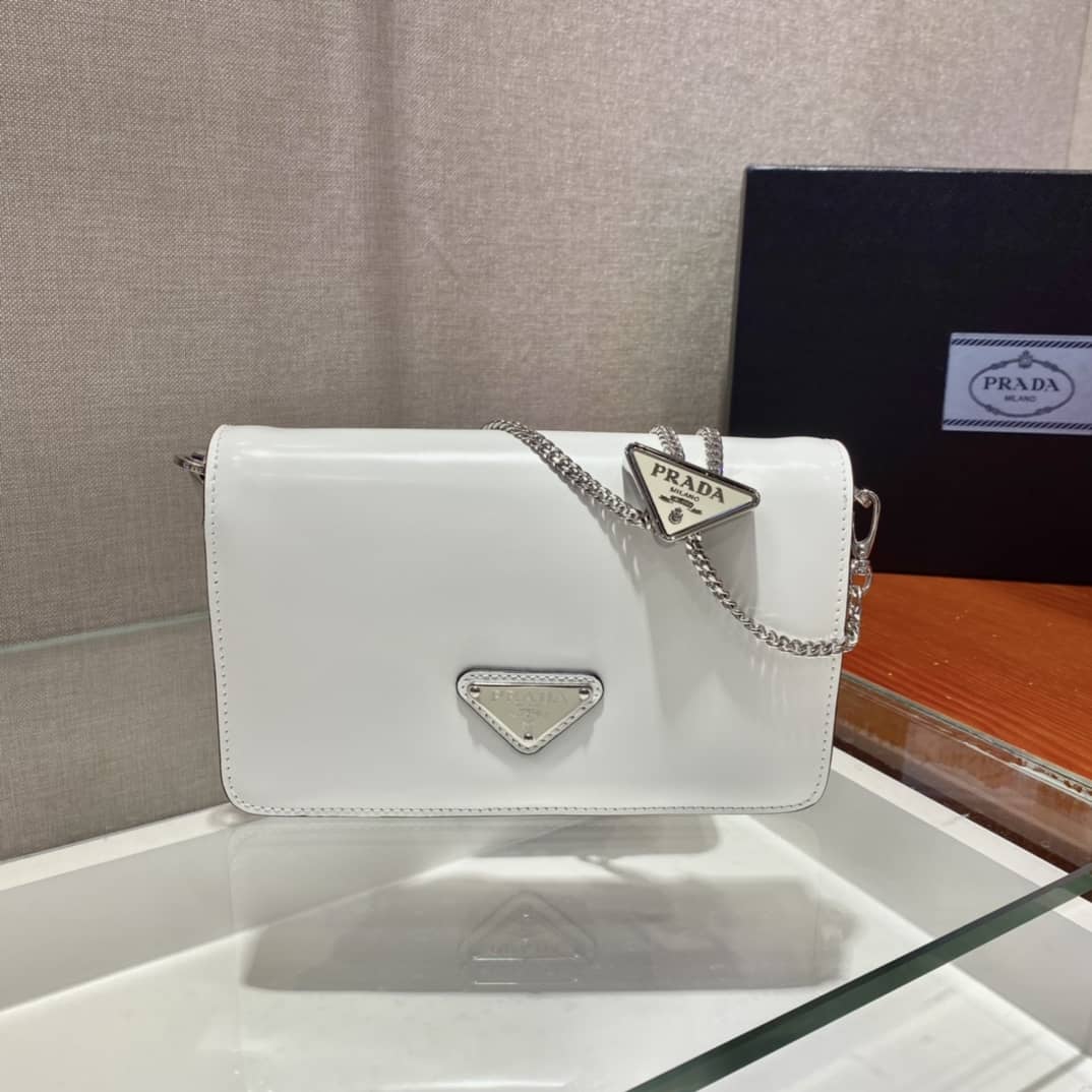 Best Replica Prada Replica Leather Shoulder Bag - Colareps