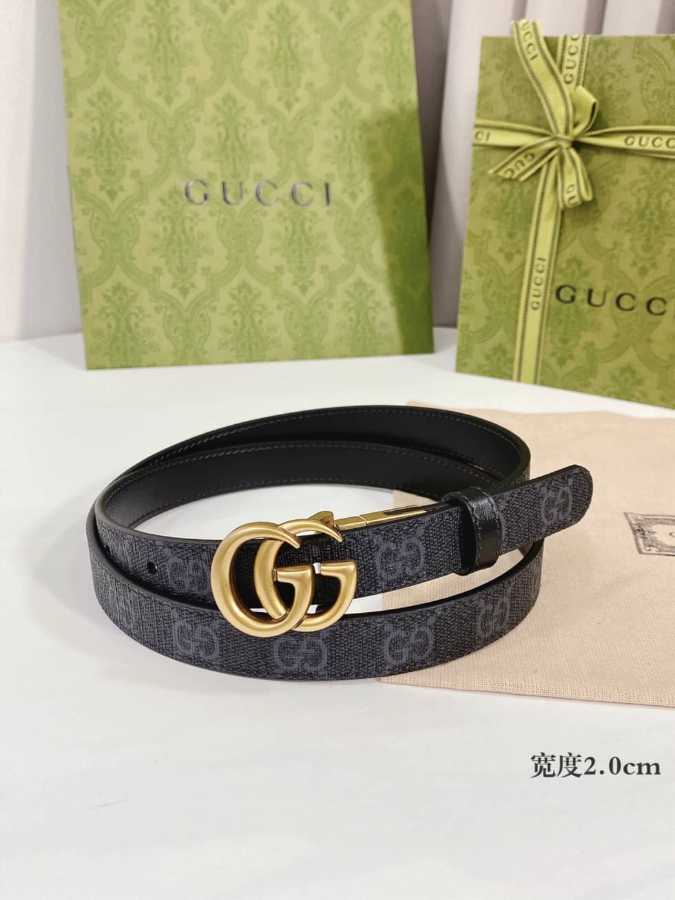 Best Replica High Quality Gucci Belt 20mm For Lady - Colareps