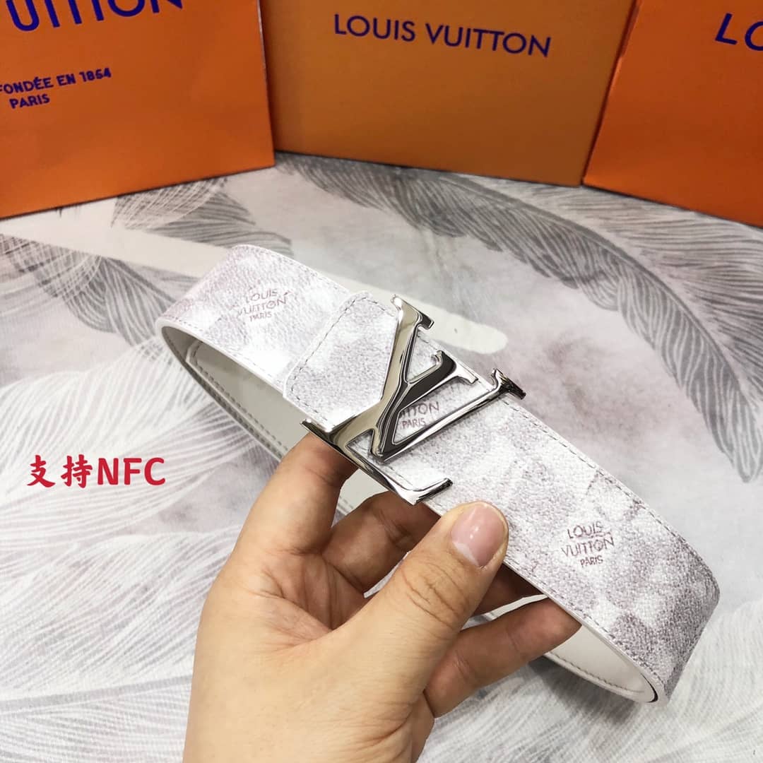 Best Replica 7 Star Louis Vuitton Leather Belt 40mm - Colareps