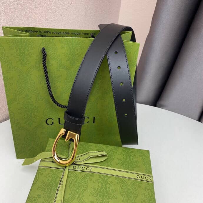 Best Replica Fake Gucci Logo Belt 30mm - Colareps