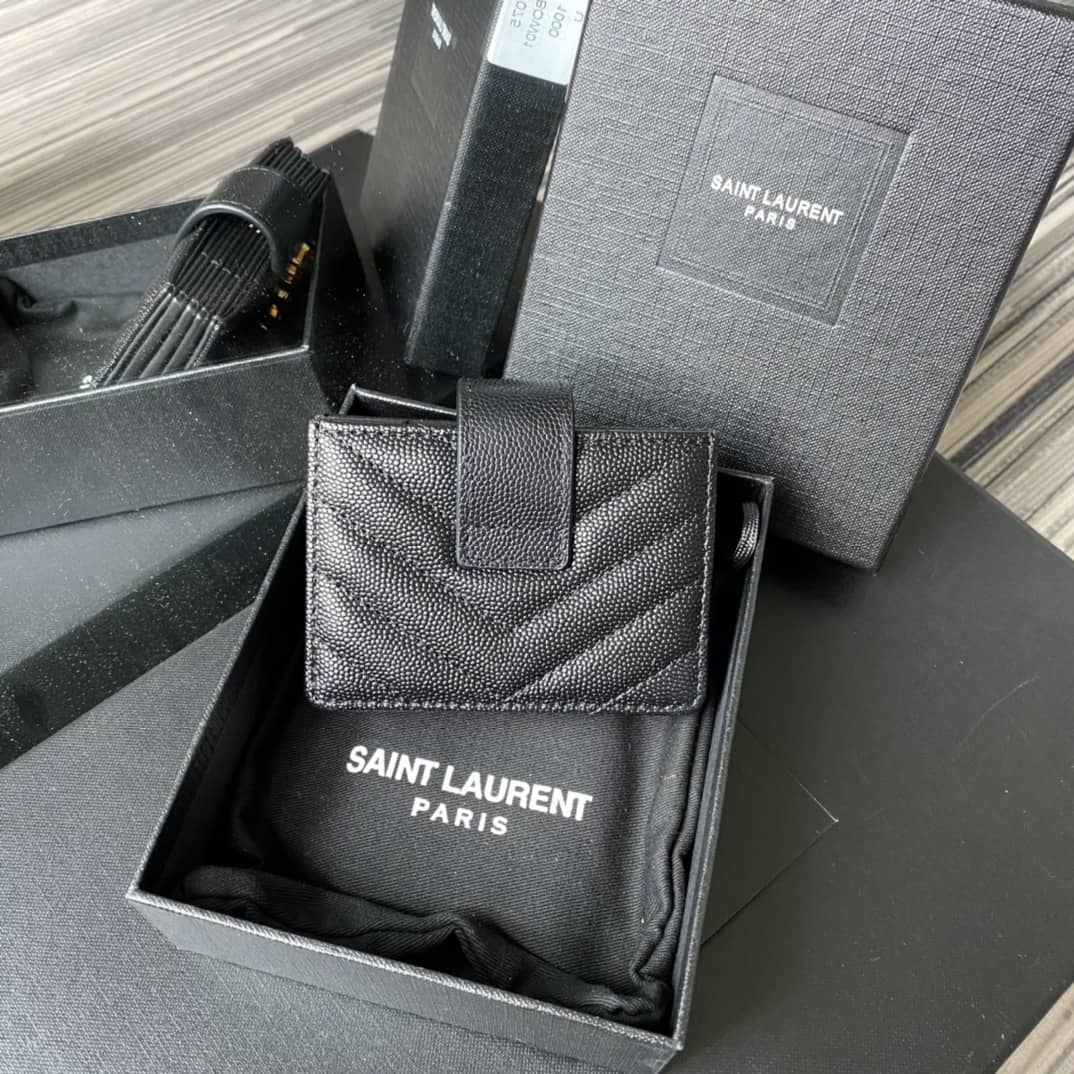 Best Replica Saint Laurent YSL Monogram Business Card Case - Colareps