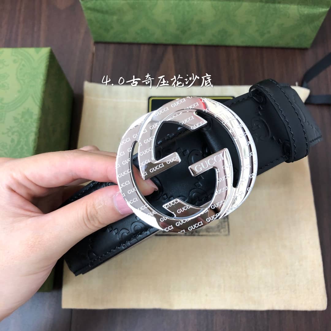Best Replica Replica Gucci Buckle Belt 40mm - Colareps