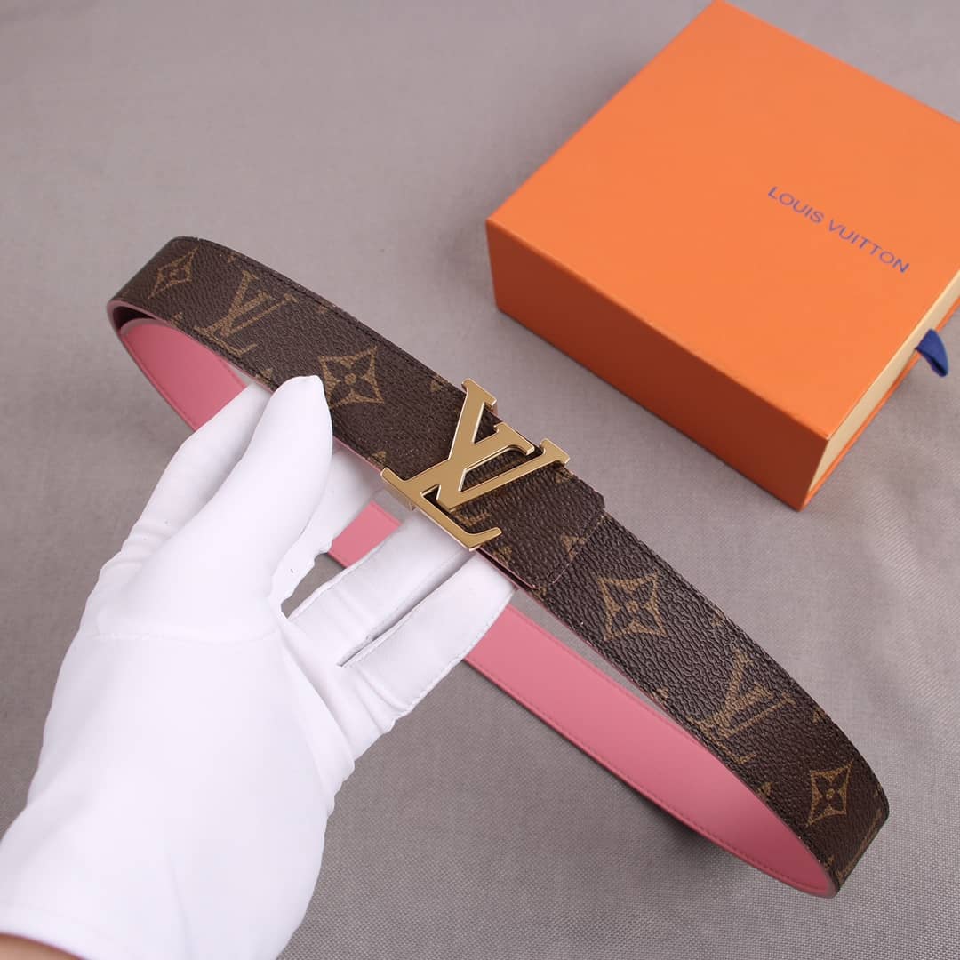 Best Replica Replica Louis Vuitton Buckle Belt 30mm For Lady - Colareps
