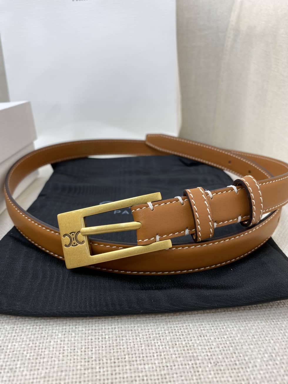 Best Replica Celine Belt Dupe AAA+ Belt 18mm For Lady - Colareps