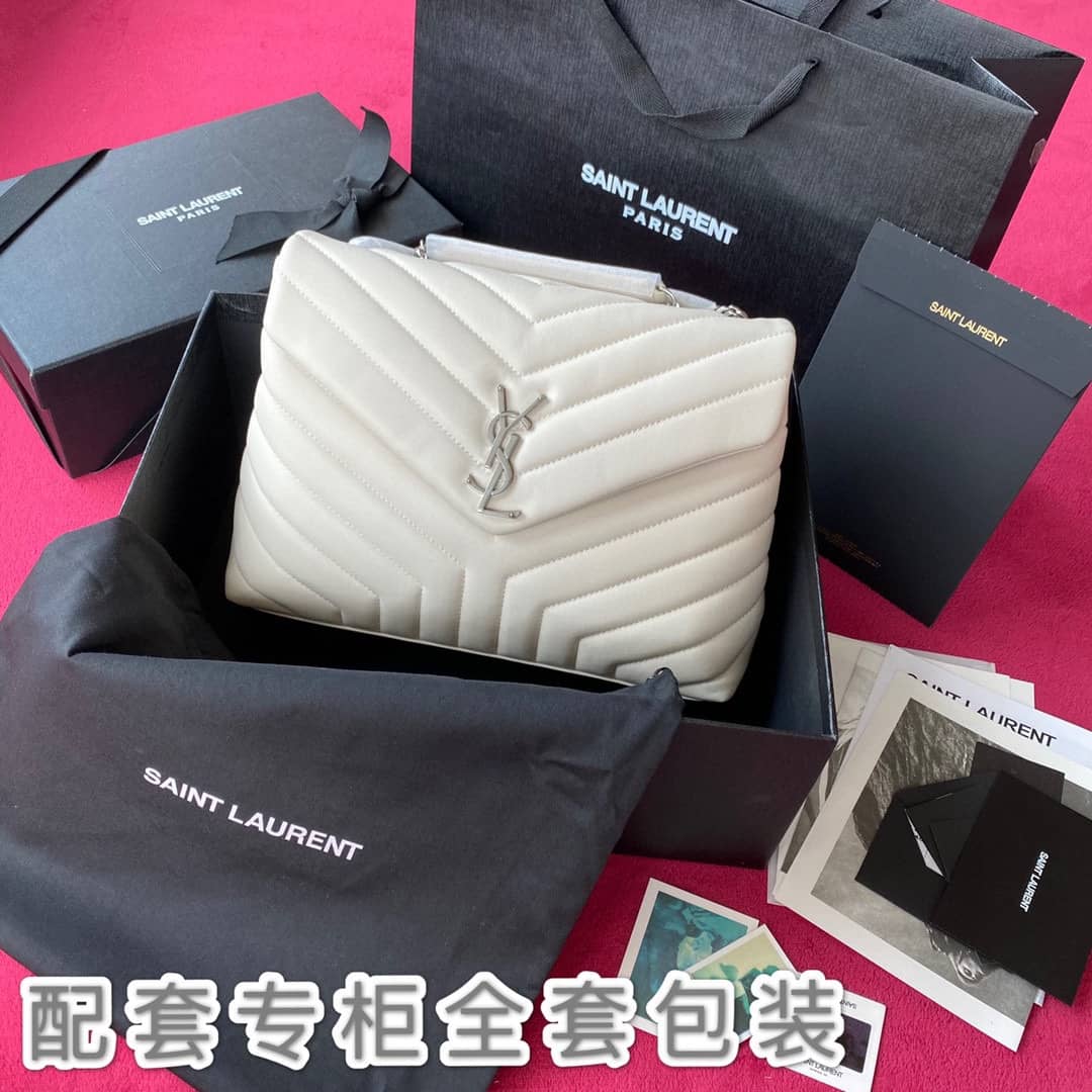 Best Replica Saint Laurent Bag Dupe  Loulou Medium Quilted “Y” Leather Replica Bag - Colareps