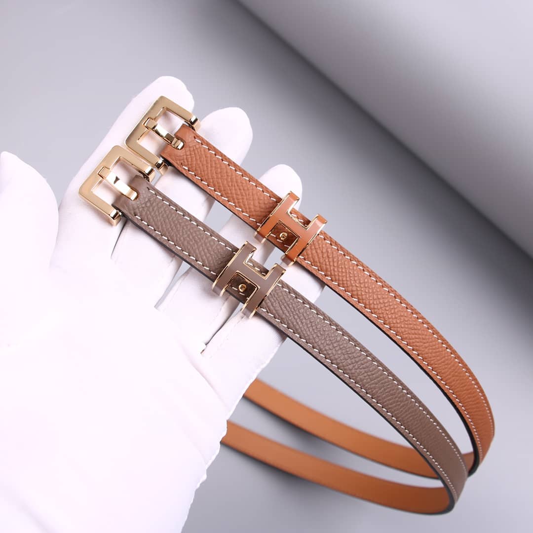 Best Replica Fake Hermes Logo Belt 15mm For Lady - Colareps