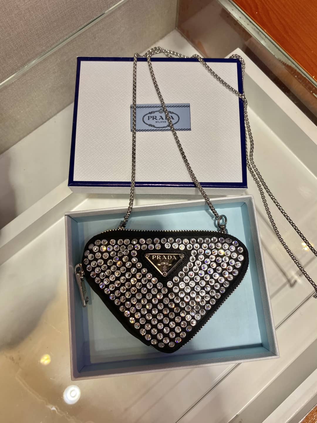 Best Replica Replica Pradas Leather Replica Coin Purse - Colareps