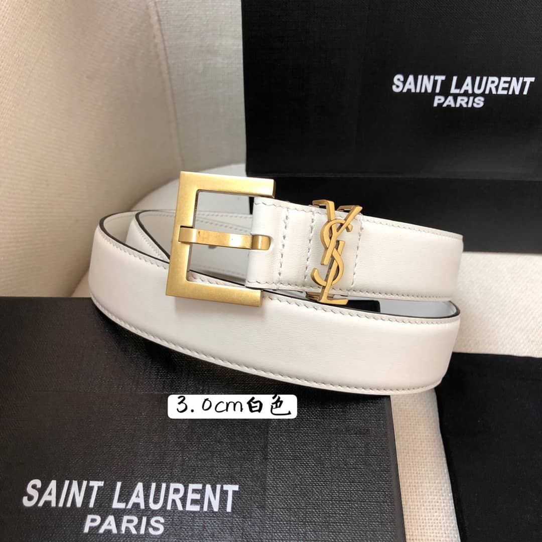 Best Replica Fashion YSL Classic AAA+ Belt 30mm - Colareps