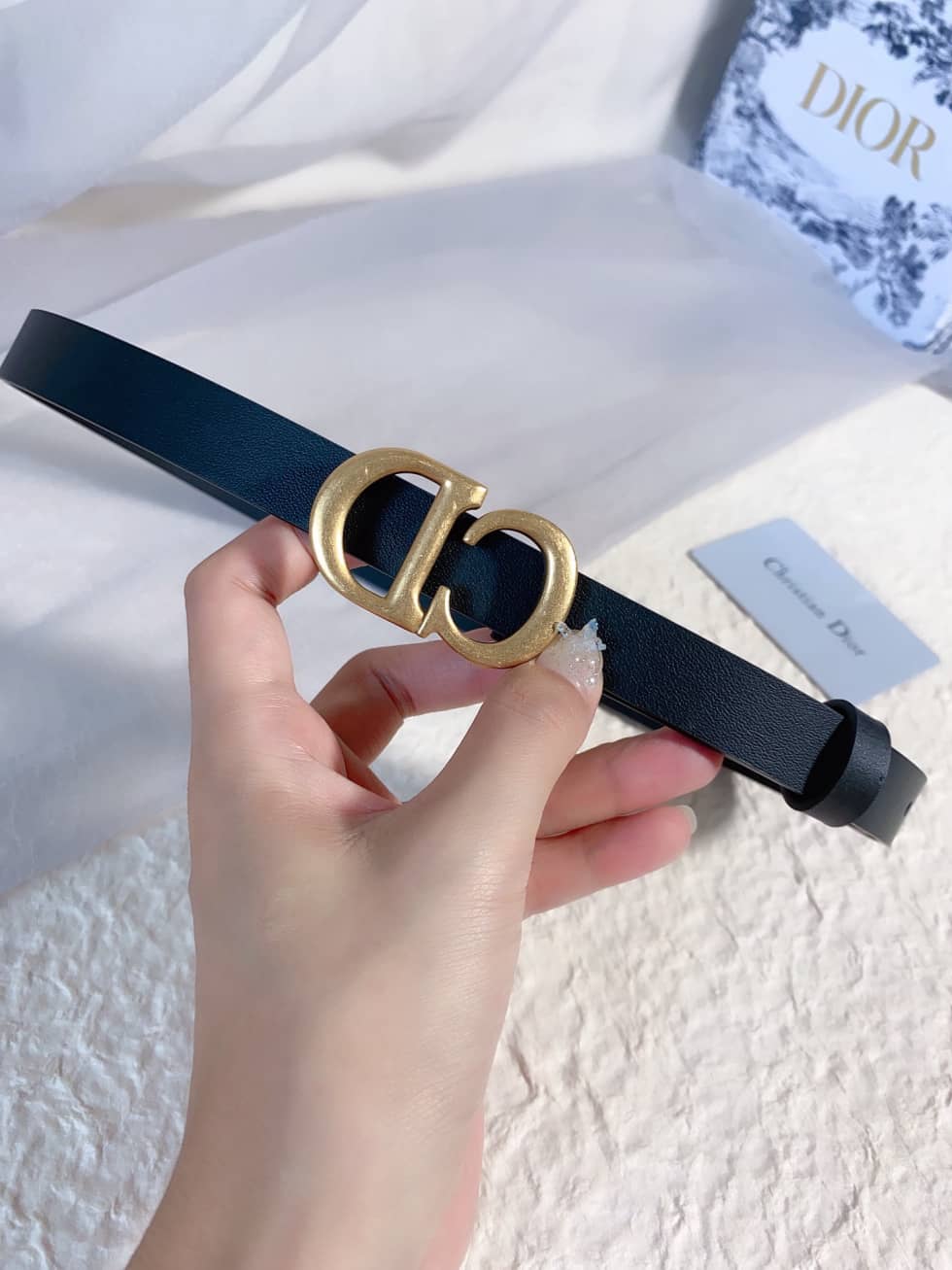 Best Replica Replica Dior Buckle Belt 20mm For Lady - Colareps
