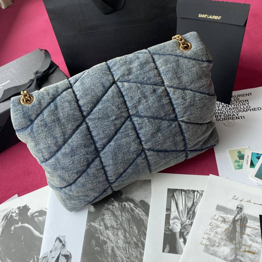 Best Replica Saint Laurent Bag Dupe  Loulou Puffer Bag Replica Satchel - Colareps