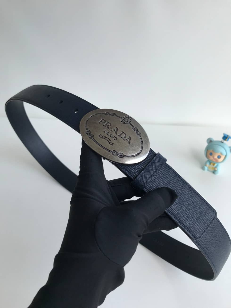 Best Replica Wholesale Prada Logo Belt 35mm - Colareps