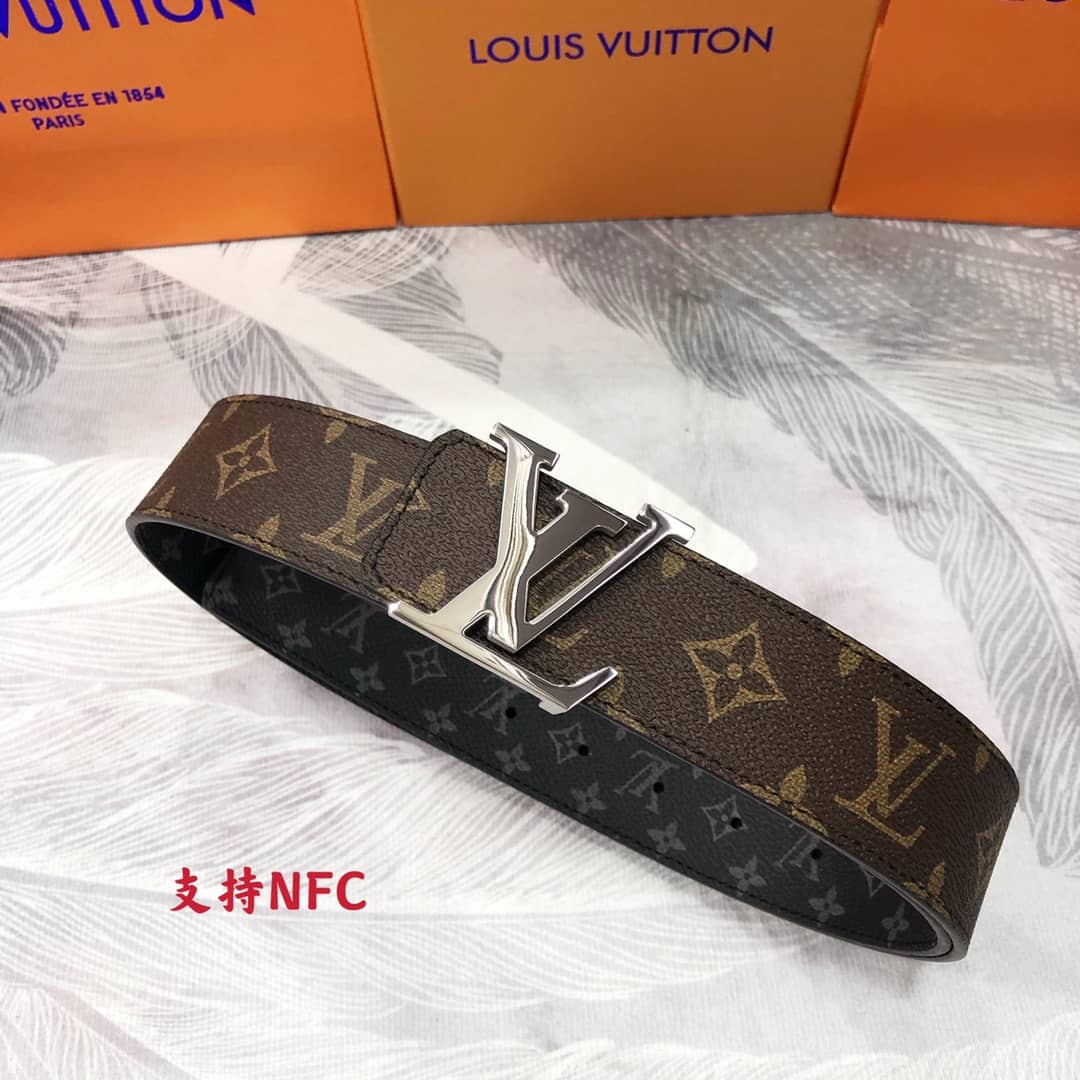 Best Replica Fake Louis Vuitton Logo Belt 40mm - Colareps