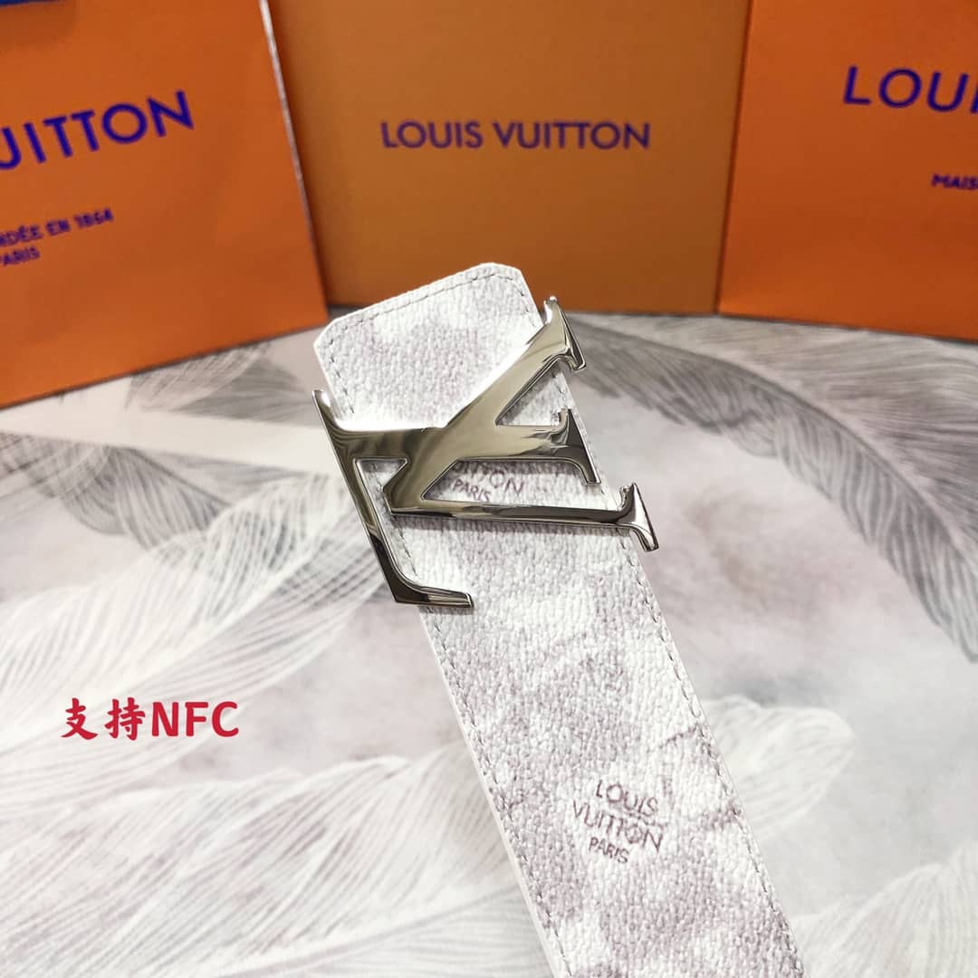 Best Replica 7 Star Louis Vuitton Leather Belt 40mm - Colareps