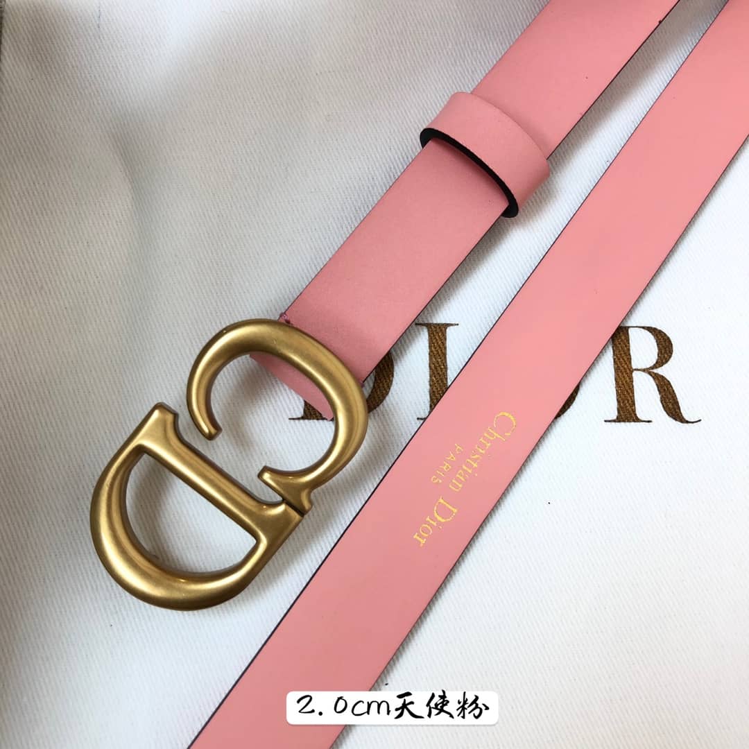 Best Replica Wholesale Dior AAA+ Belt 20mm For Lady - Colareps