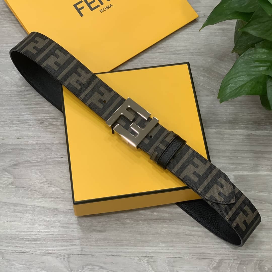 Best Replica Fake Fendi Logo Belt 39mm - Colareps