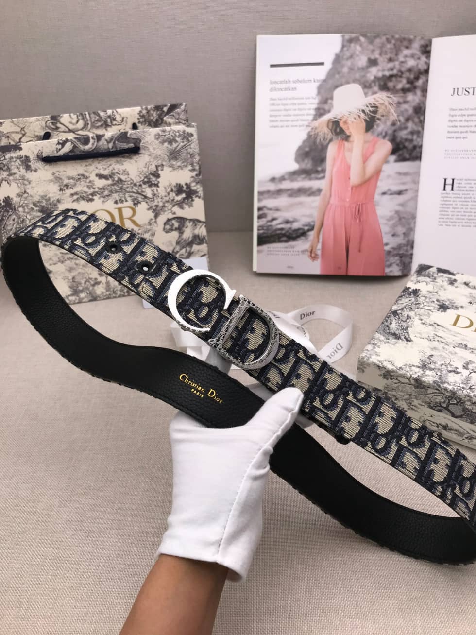 Best Replica Replica Dior Buckle Belt 35mm - Colareps