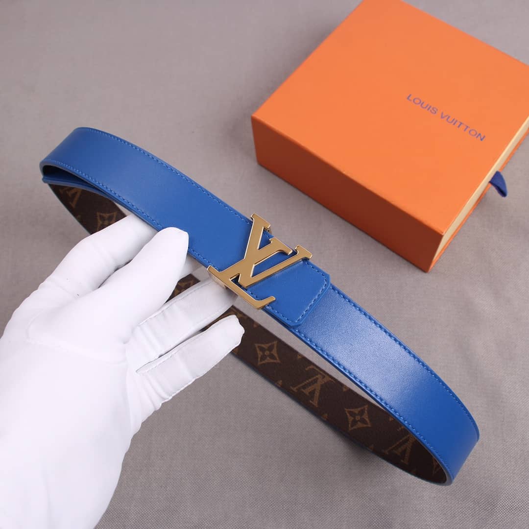 Best Replica 7 Star Louis Vuitton Leather Belt 30mm For Lady - Colareps