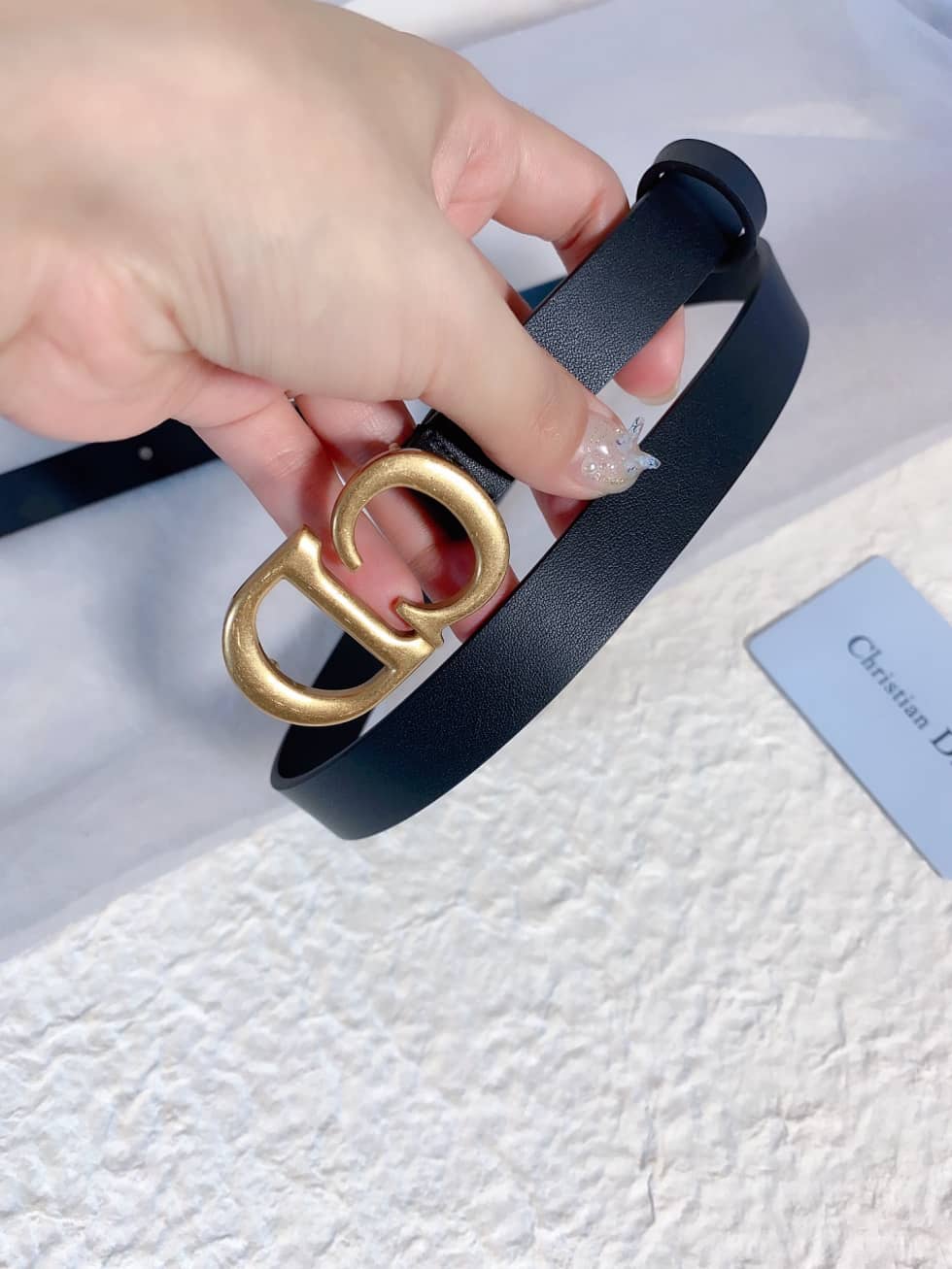 Best Replica Replica Dior Buckle Belt 20mm For Lady - Colareps