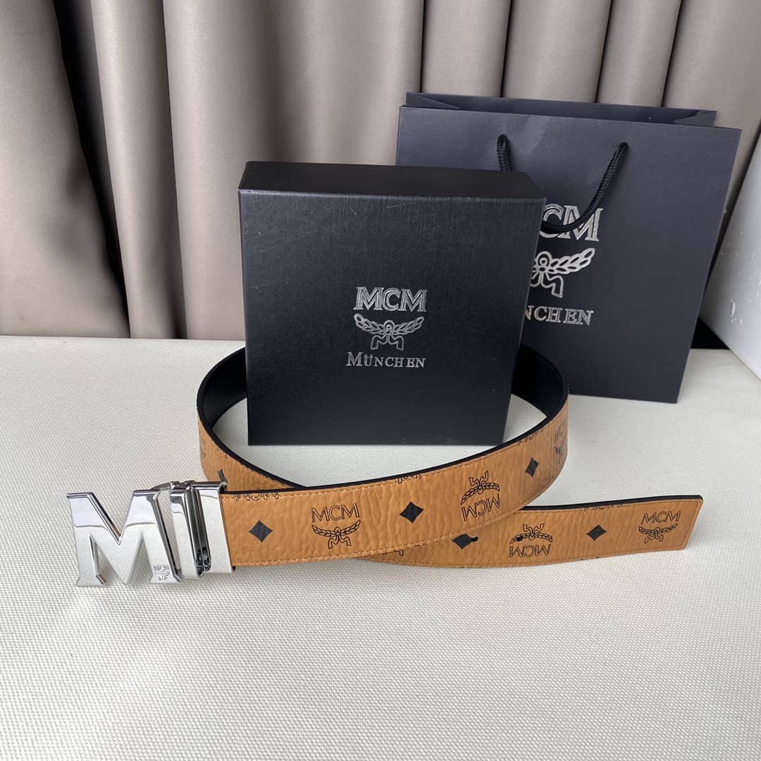 Best Replica Replica Unisex MCM Buckle Belt 40mm - Colareps