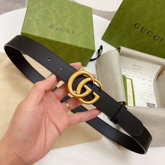 Best Replica Knockoff Gucci Logo Belt 30mm - Colareps