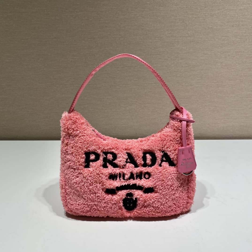 Best Replica Prada Satin Re-Edition 2000 Crystal Mini Hobo - Colareps