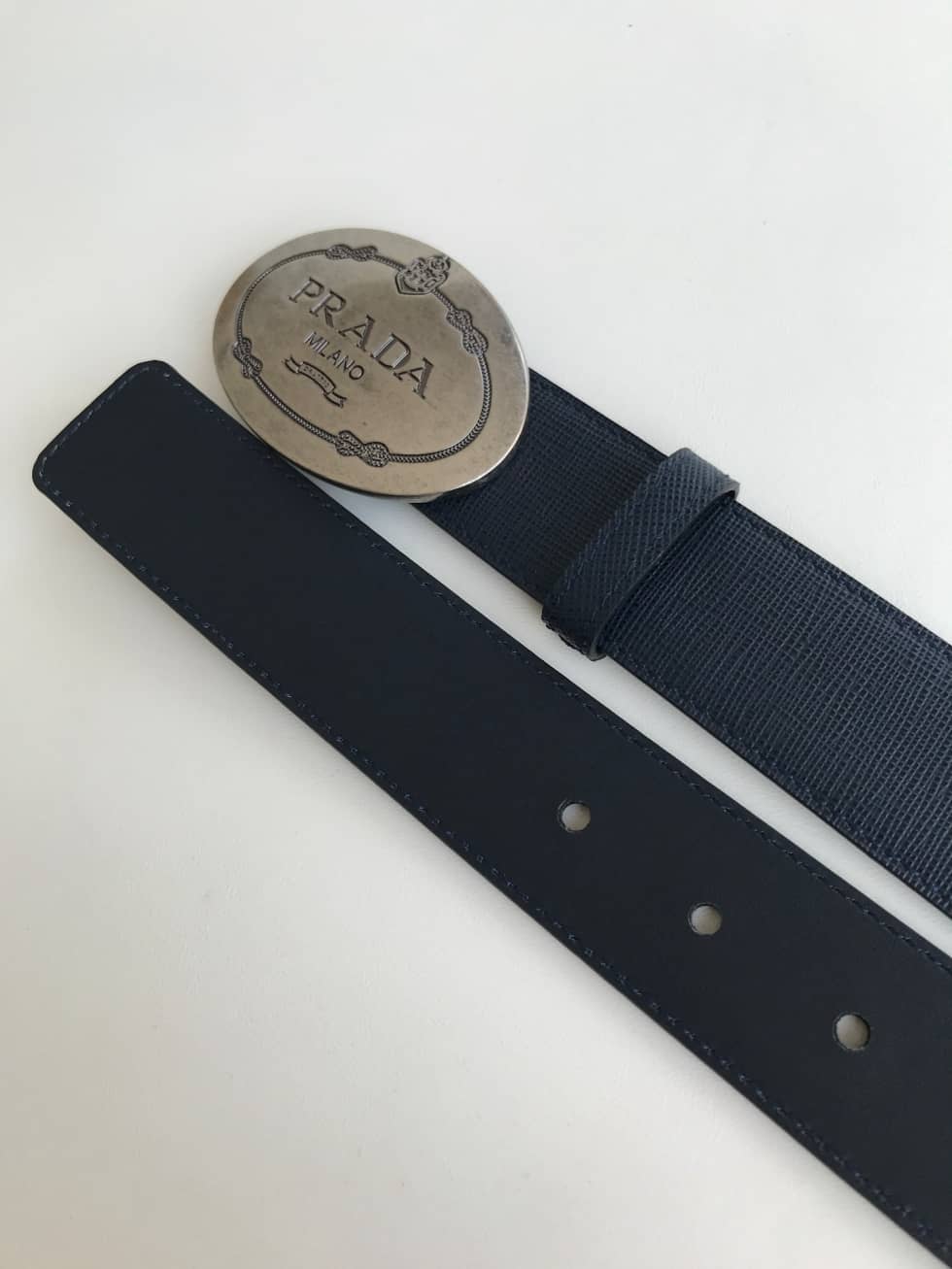 Best Replica Wholesale Prada Logo Belt 35mm - Colareps