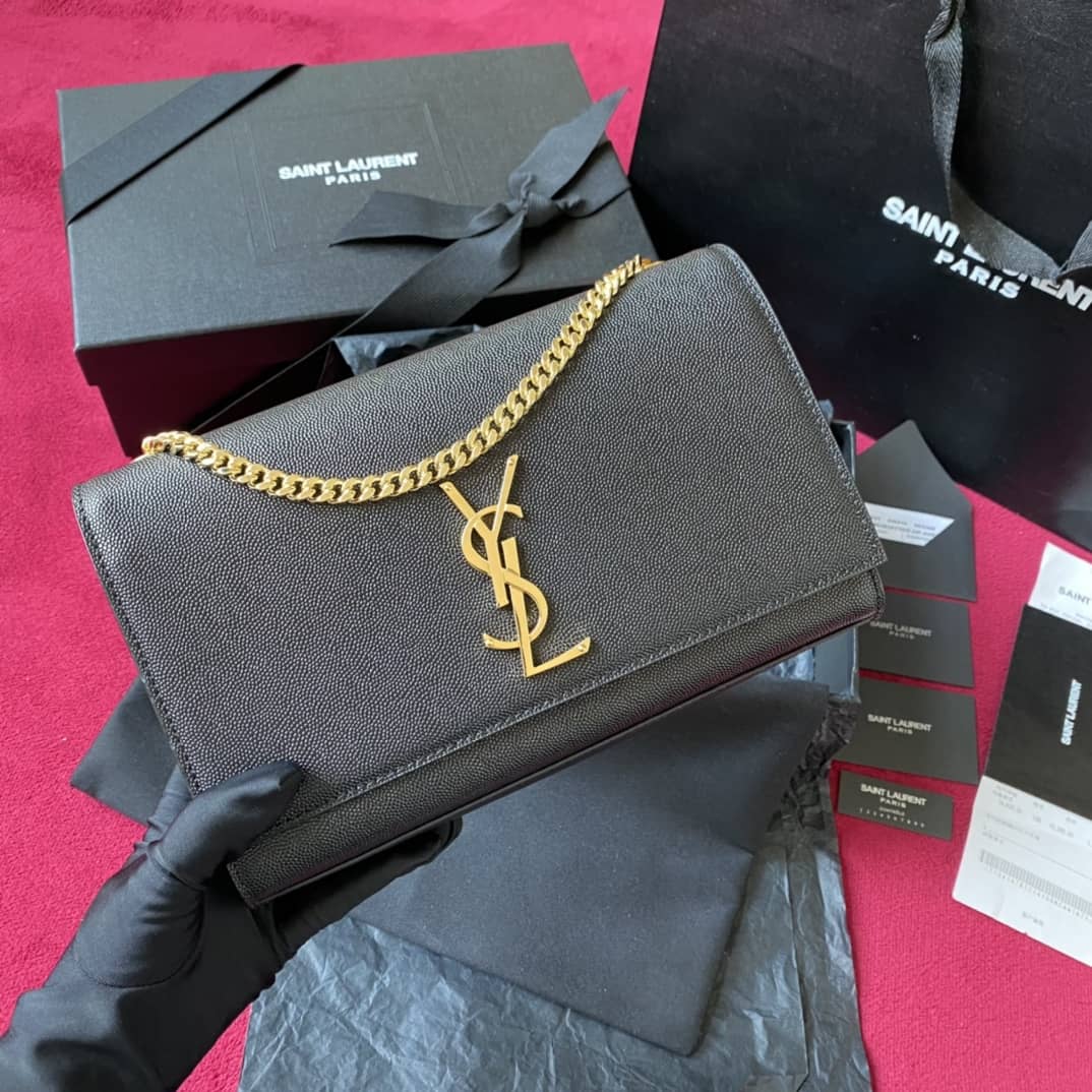 Best Replica YSL Dupes Bags Saint Laurent Kate Embossed Leather Medium Bag - Colareps