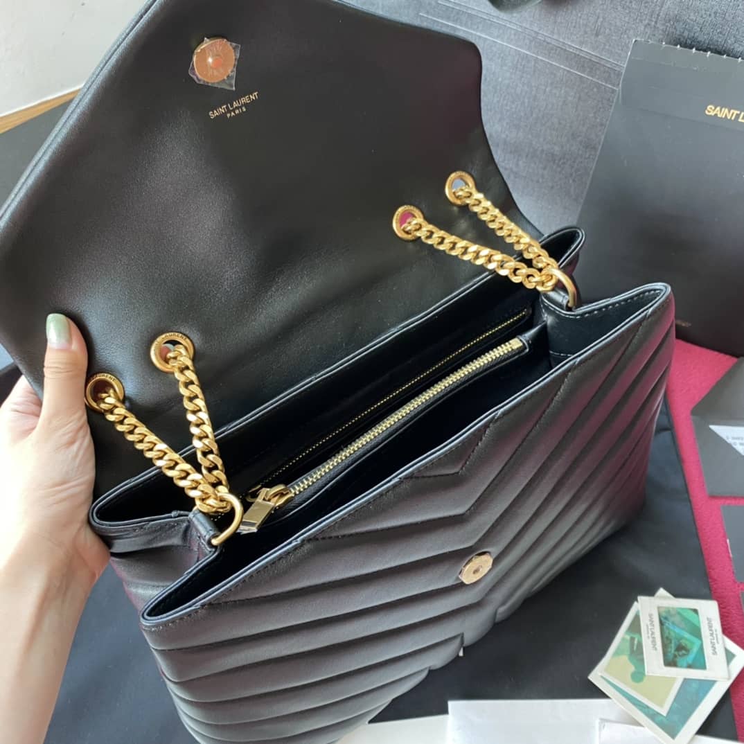 Best Replica Saint Laurent Bag Dupe  Loulou Medium Quilted “Y” Leather Replica Bag - Colareps