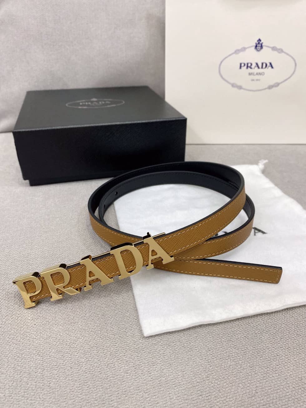 Best Replica High Quality Prada Belt 15mm For Lady - Colareps