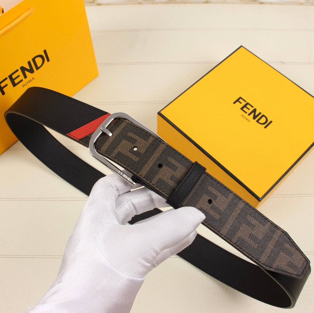 Best Replica Fake Fendi Logo Belt 38mm - Colareps
