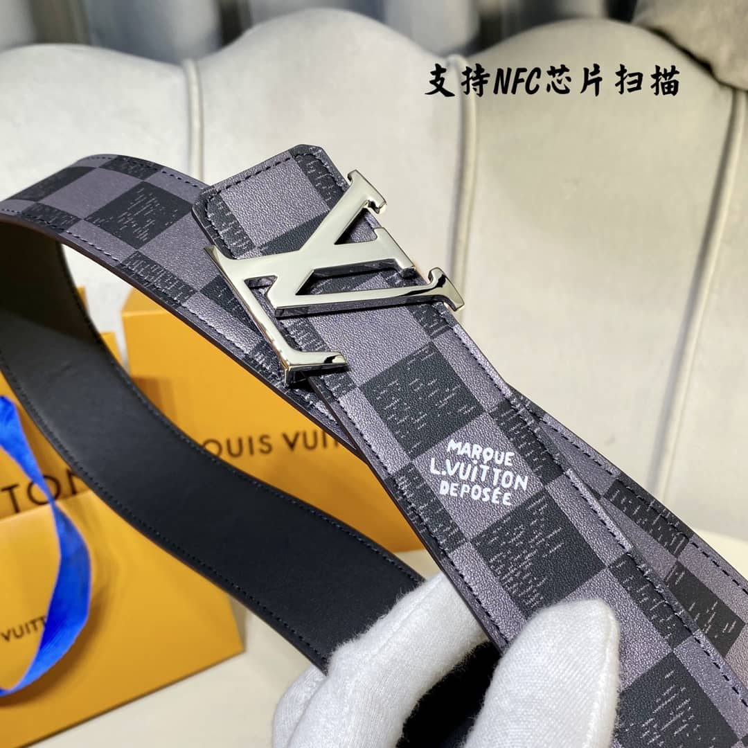 Best Replica 7 Star Louis Vuitton Leather Belt 40mm - Colareps