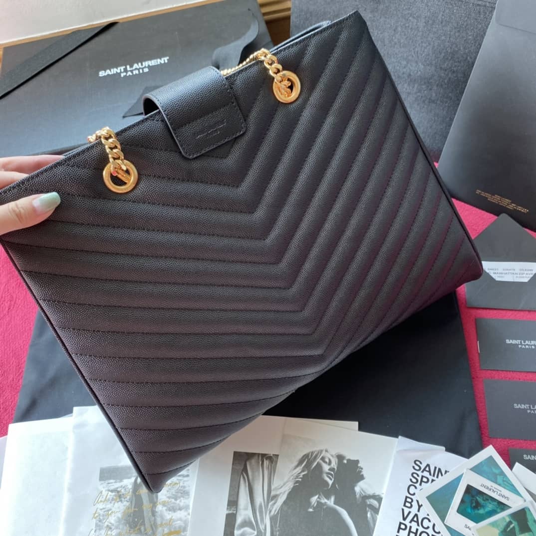 Best Replica YSL Classic Shopper Replica Cohotbag Black - Colareps