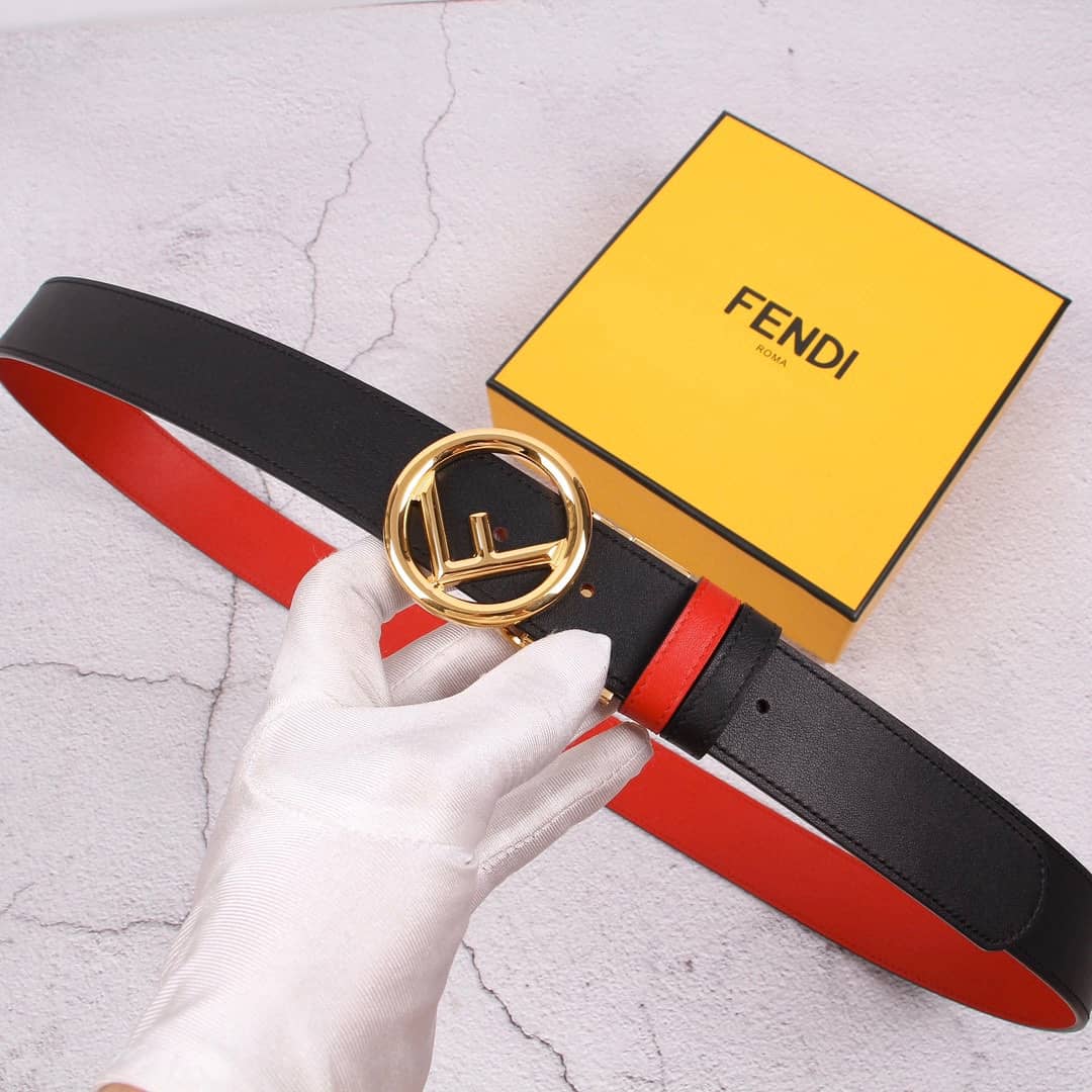 Best Replica Wholesale Fendi Logo Belt 35mm - Colareps