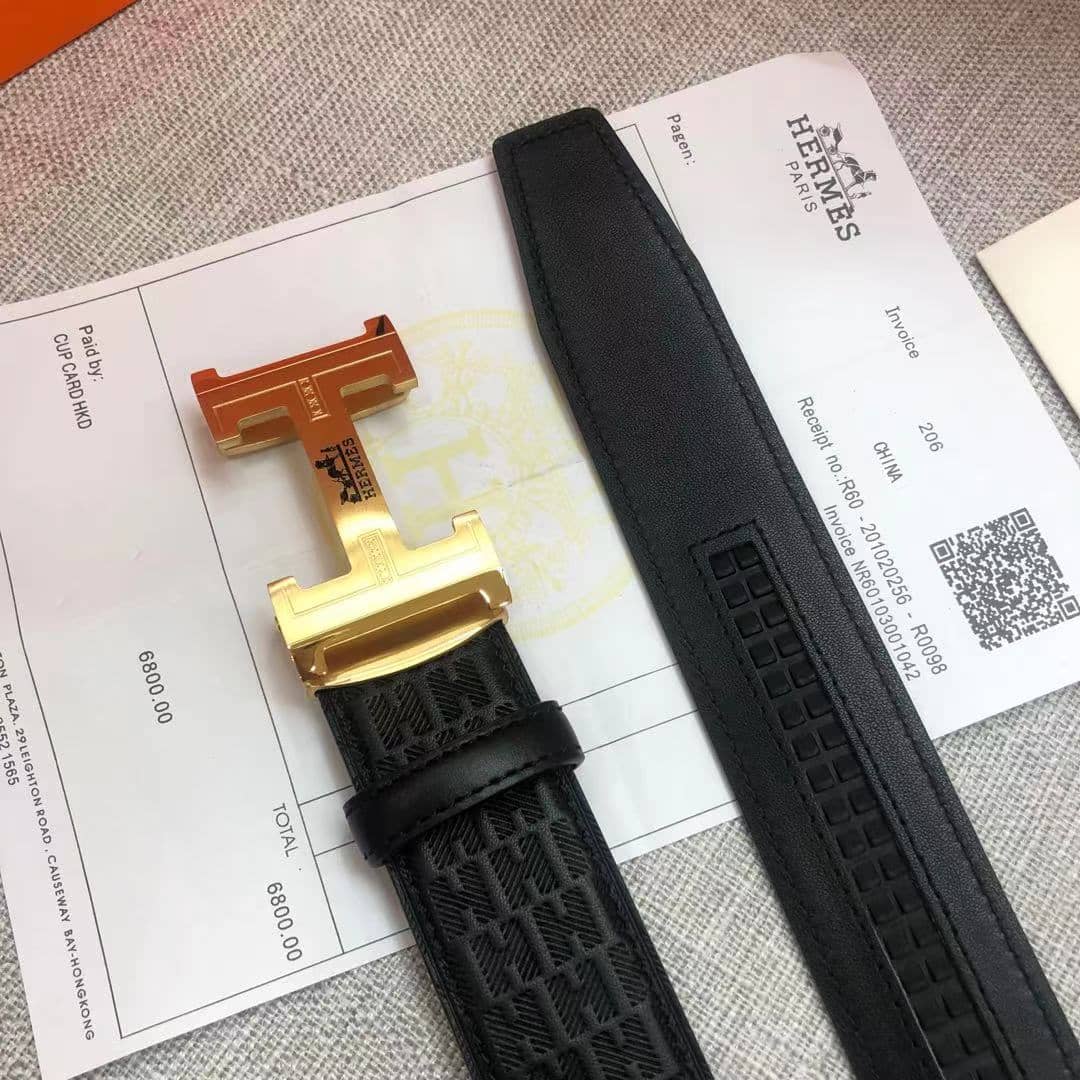 Best Replica Fake Hermes Logo Belt 34mm - Colareps