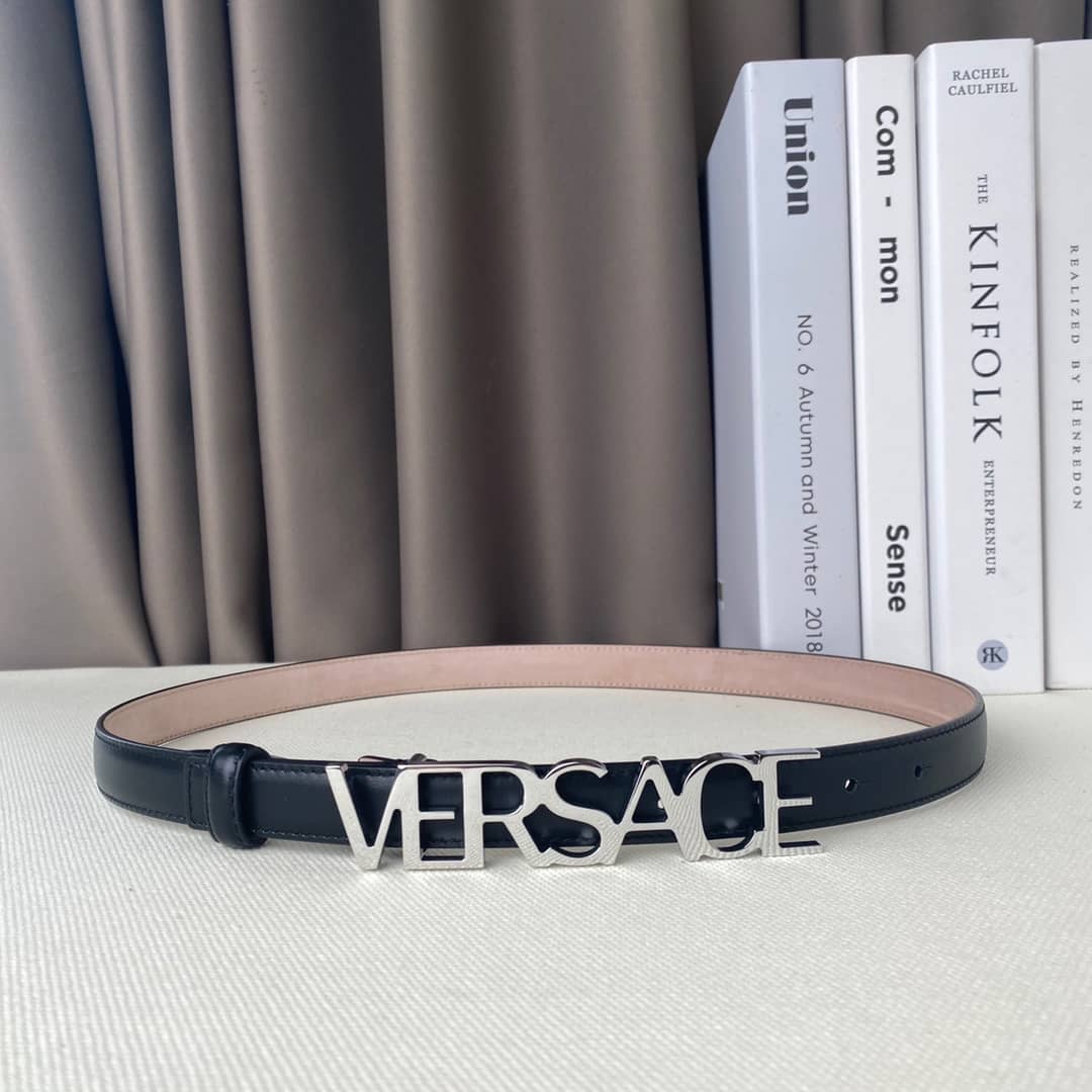 Best Replica Fake Versace Logo Belt 20mm For Lady - Colareps