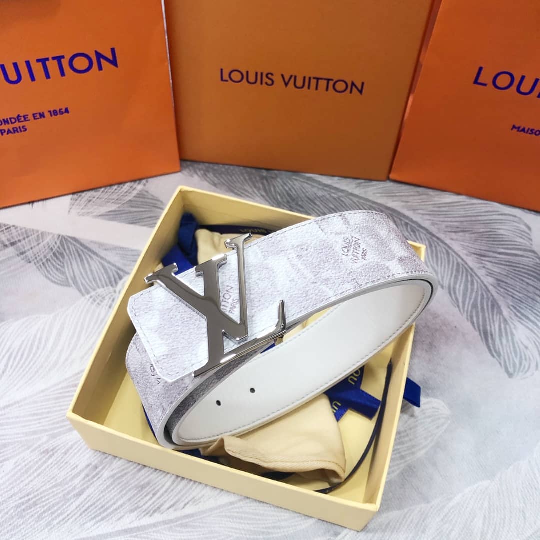 Best Replica 7 Star Louis Vuitton Leather Belt 40mm - Colareps