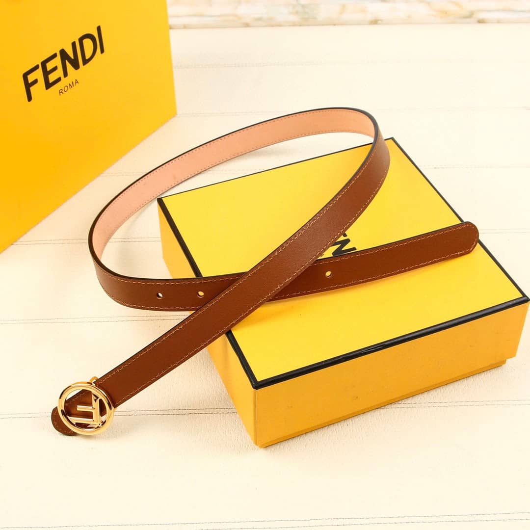 Best Replica Wholesale Fendi Logo Belt 20mm For Lady - Colareps