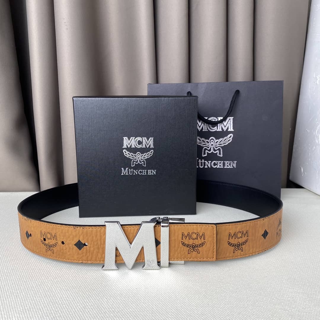 Best Replica Replica Unisex MCM Buckle Belt 40mm - Colareps