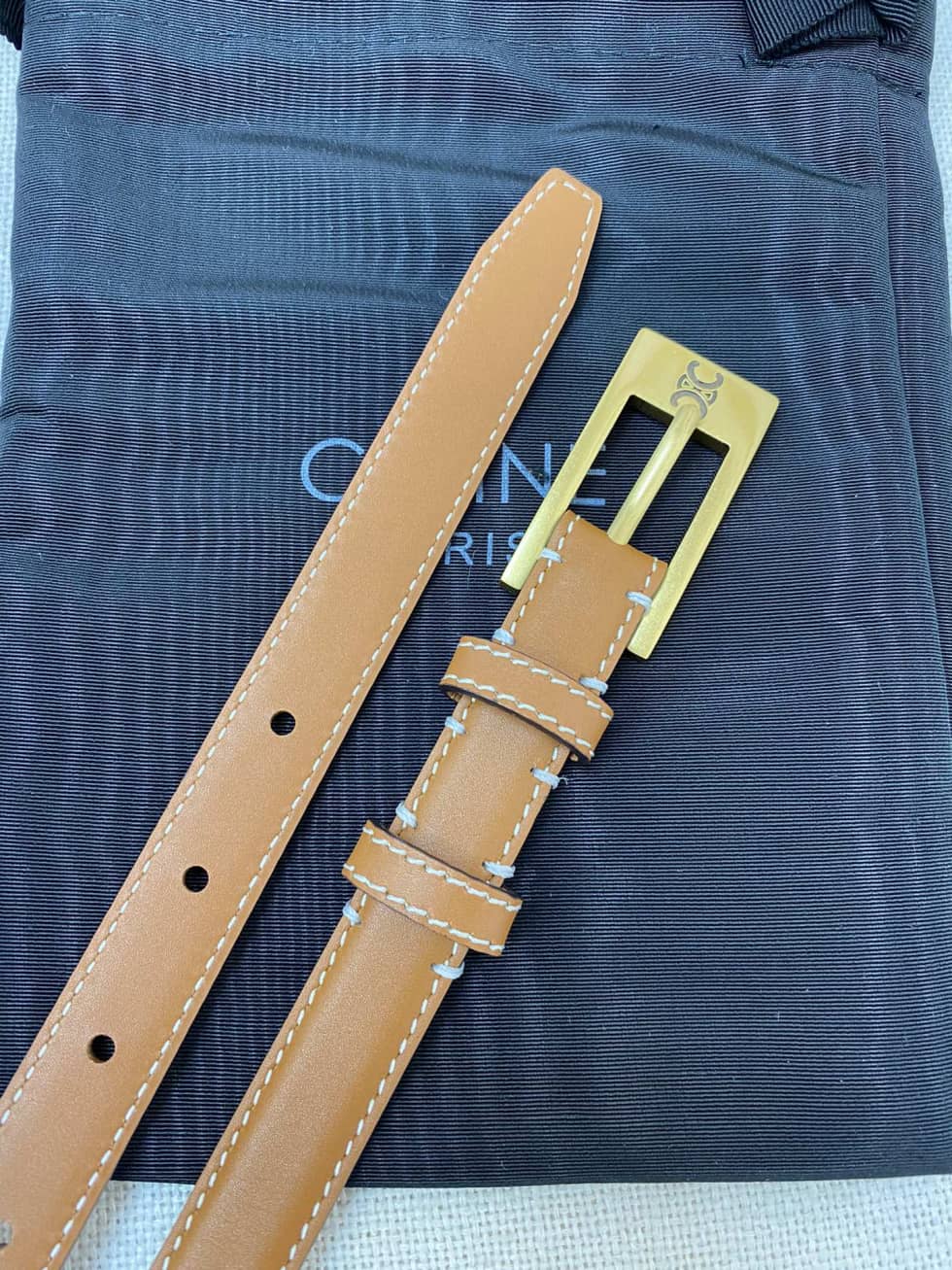 Best Replica Celine Belt Dupe AAA+ Belt 18mm For Lady - Colareps