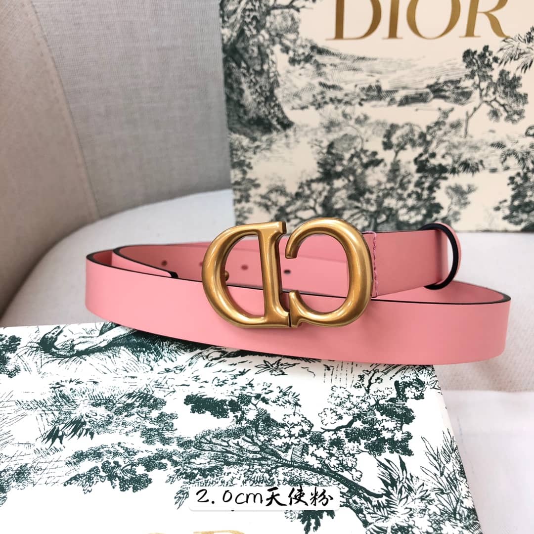 Best Replica Wholesale Dior AAA+ Belt 20mm For Lady - Colareps