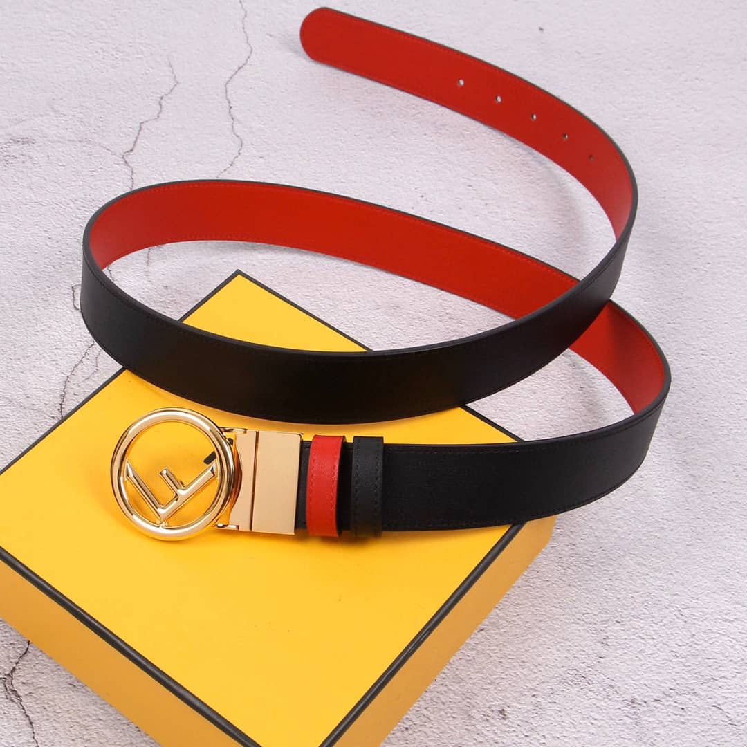 Best Replica Wholesale Fendi Logo Belt 35mm - Colareps