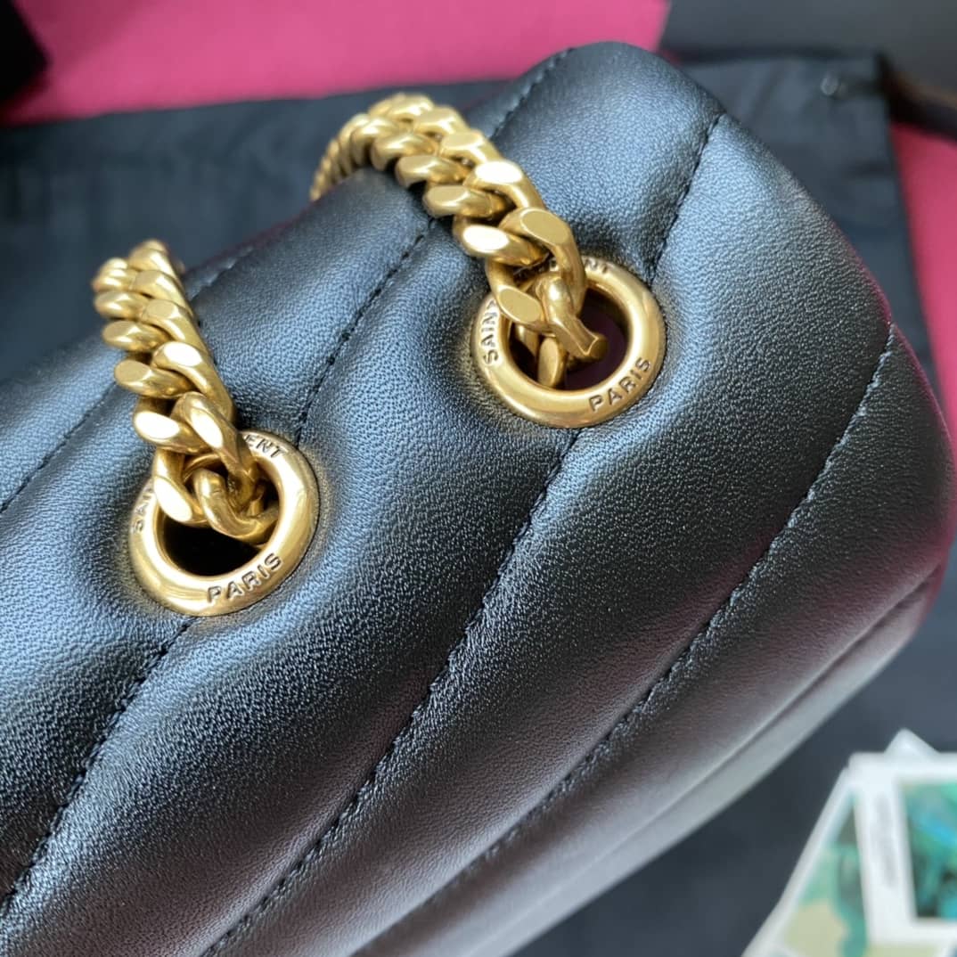 Best Replica Saint Laurent Bag Dupe  Loulou Medium Quilted “Y” Leather Replica Bag - Colareps