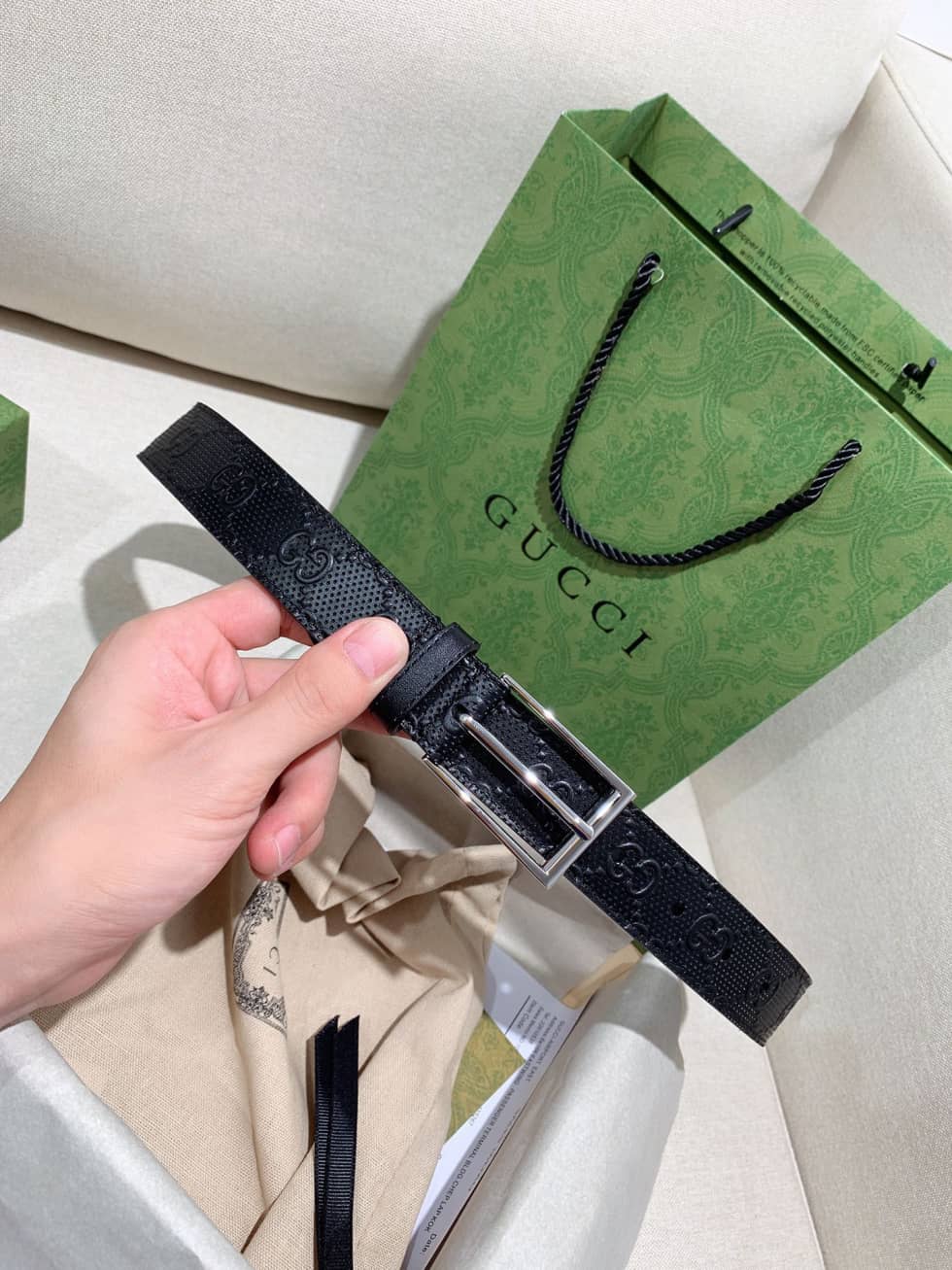 Best Replica Replica Gucci Buckle Belt 30mm - Colareps