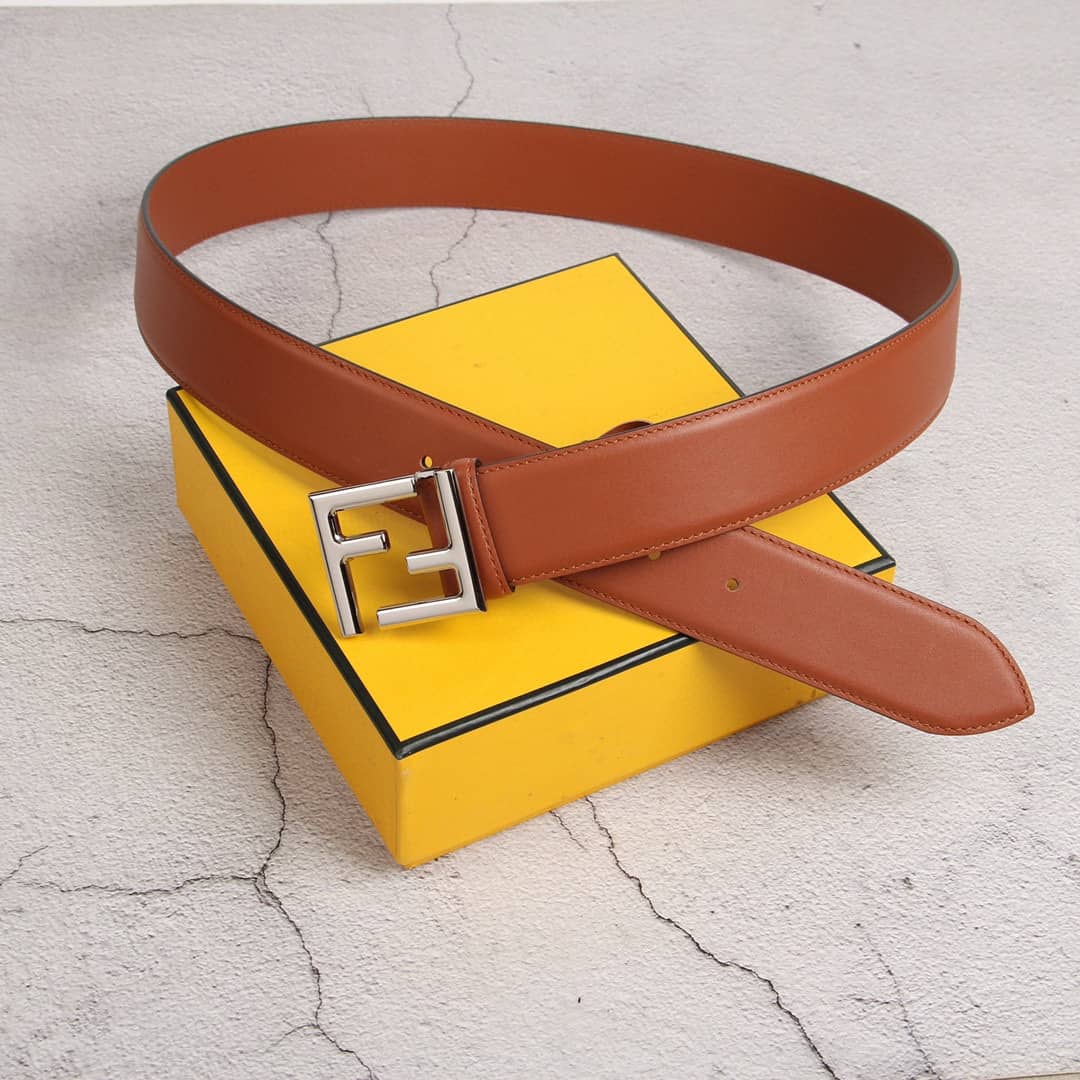 Best Replica Fake Fendi Logo Belt 38mm - Colareps