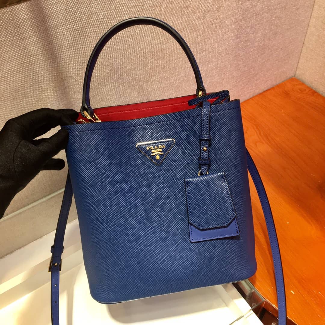 Best Replica Prada Replica Double Bucket Bag - Colareps