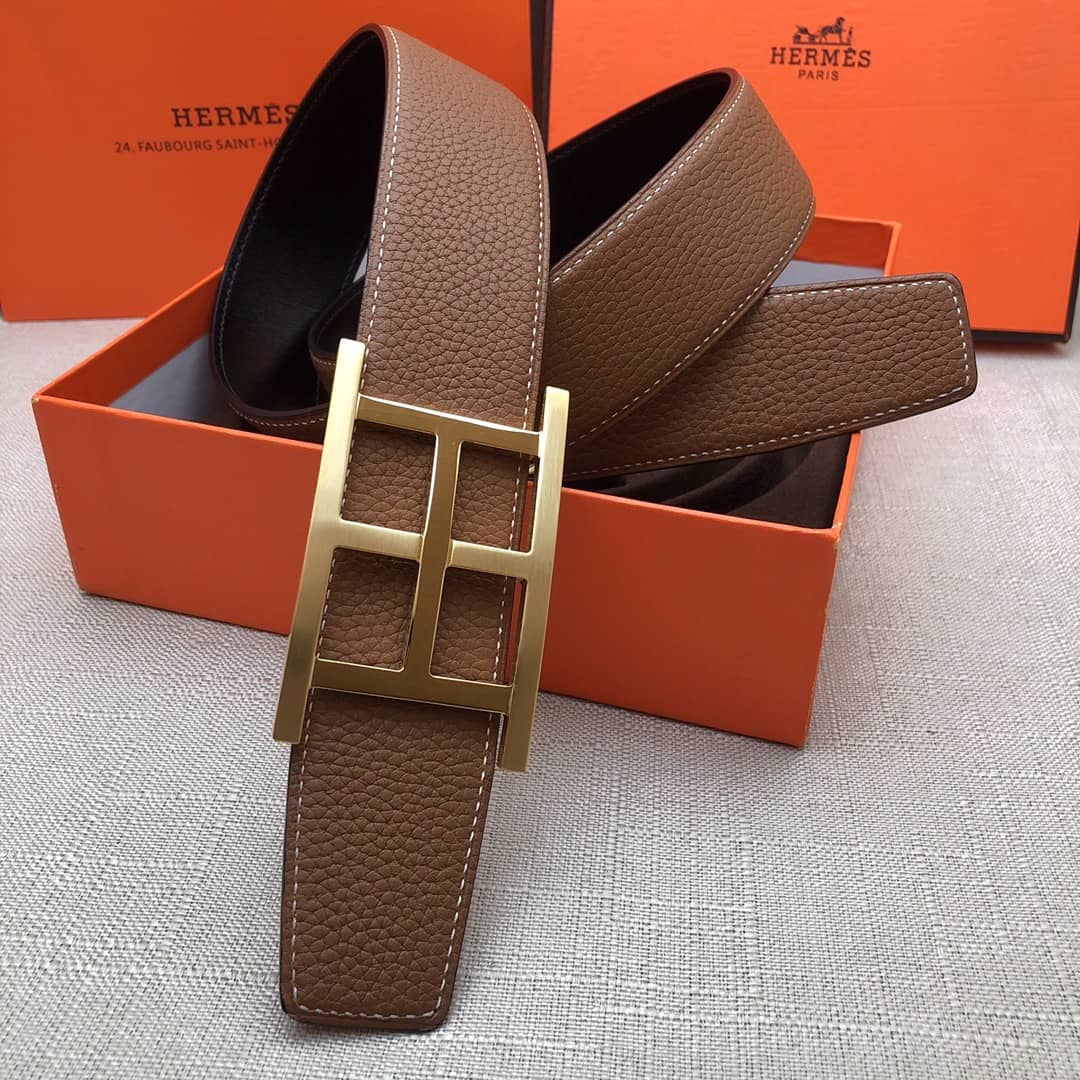 Best Replica Knockoff Hermes Logo Belt 38mm - Colareps