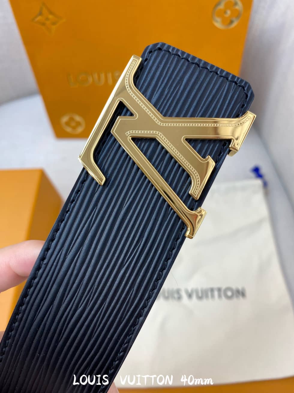 Best Replica Top Quality Louis Vuitton Belt Online 40mm - Colareps