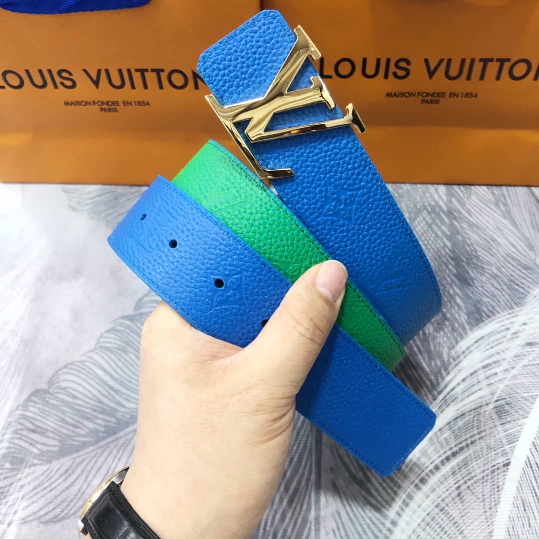 Best Replica 7 Star Louis Vuitton Leather Belt 40mm - Colareps